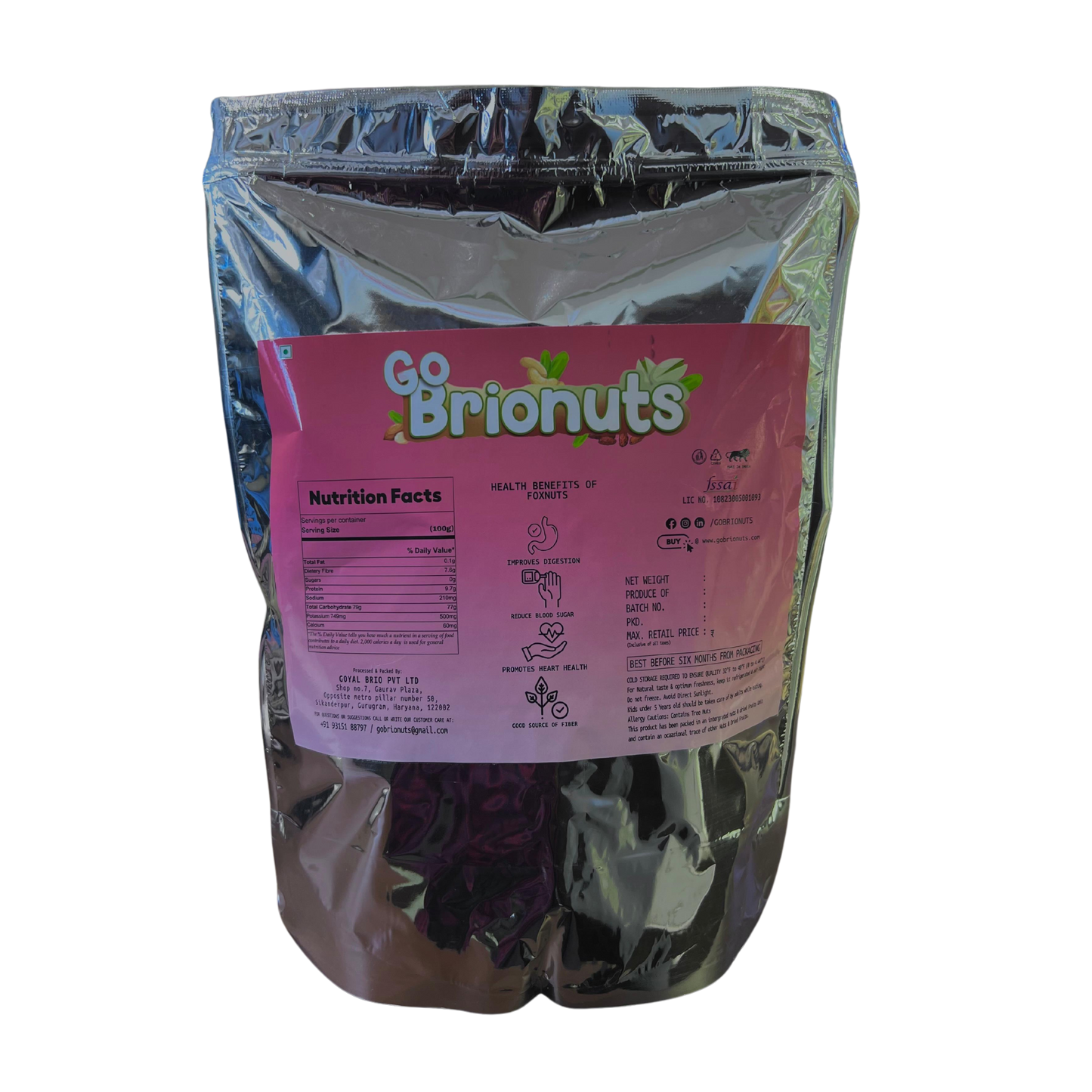 Foxnuts Plain 200gms- Handpicked, Super Premium Quality (Big, White, Raw)