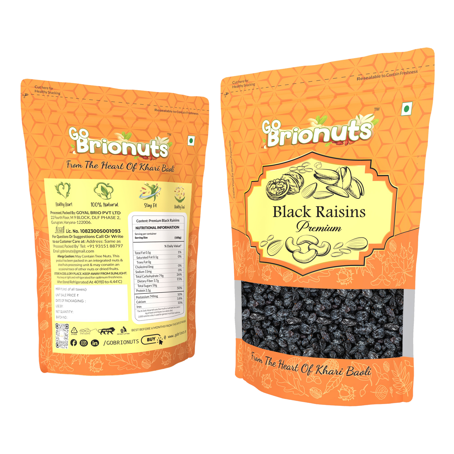 Black Raisins 250gms