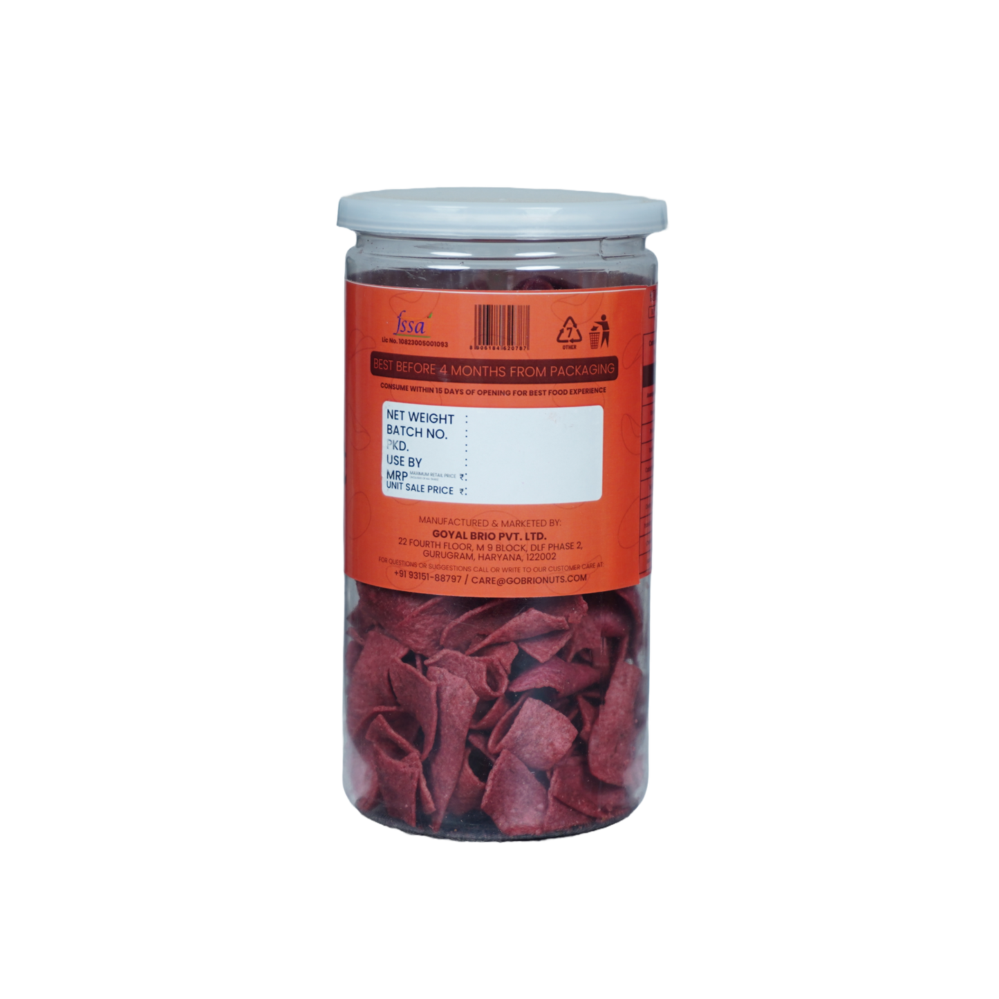 Beetroot Salted Chips 150gm (Not Fried, No Palm Oil)