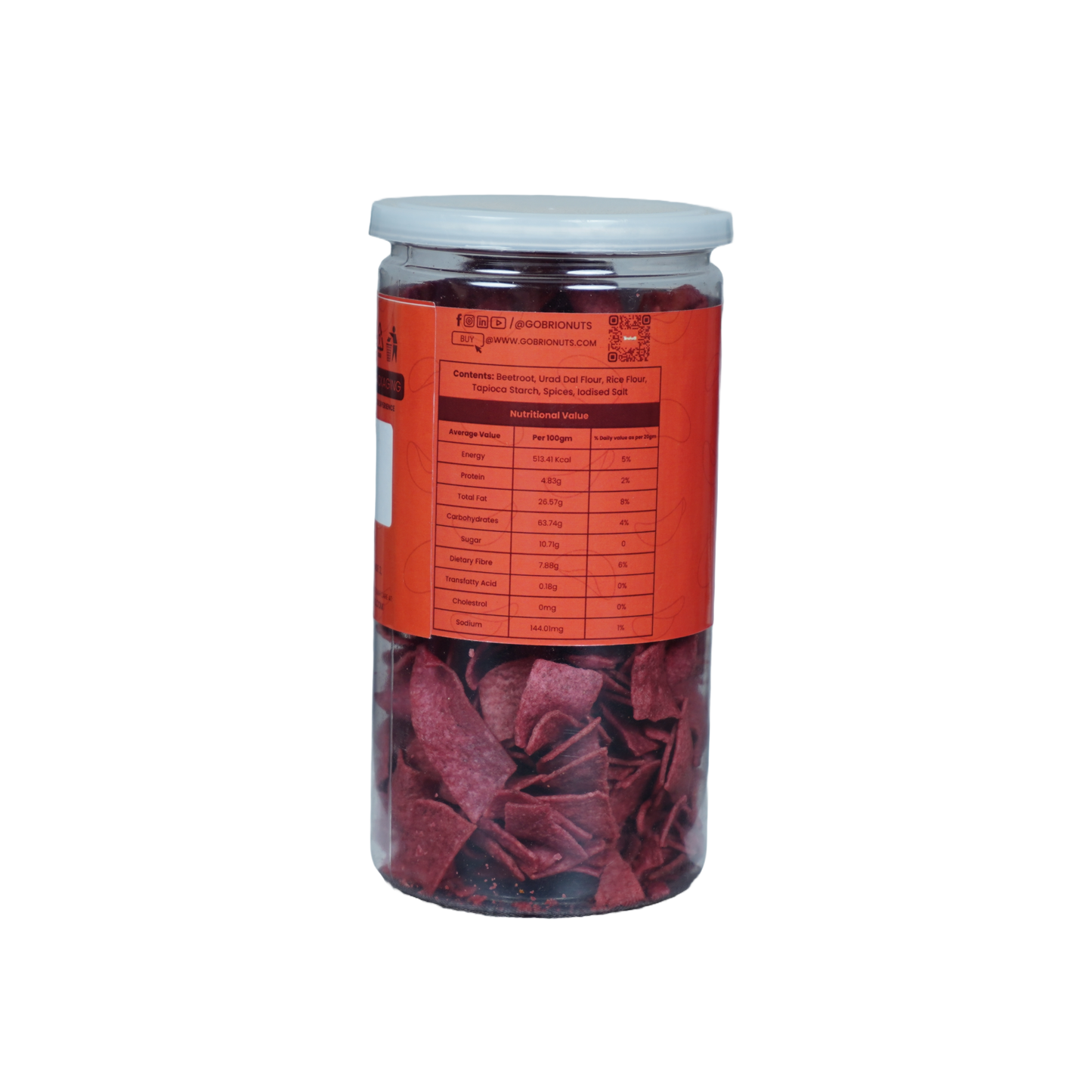 Beetroot Salted Chips 150gm (Not Fried, No Palm Oil)