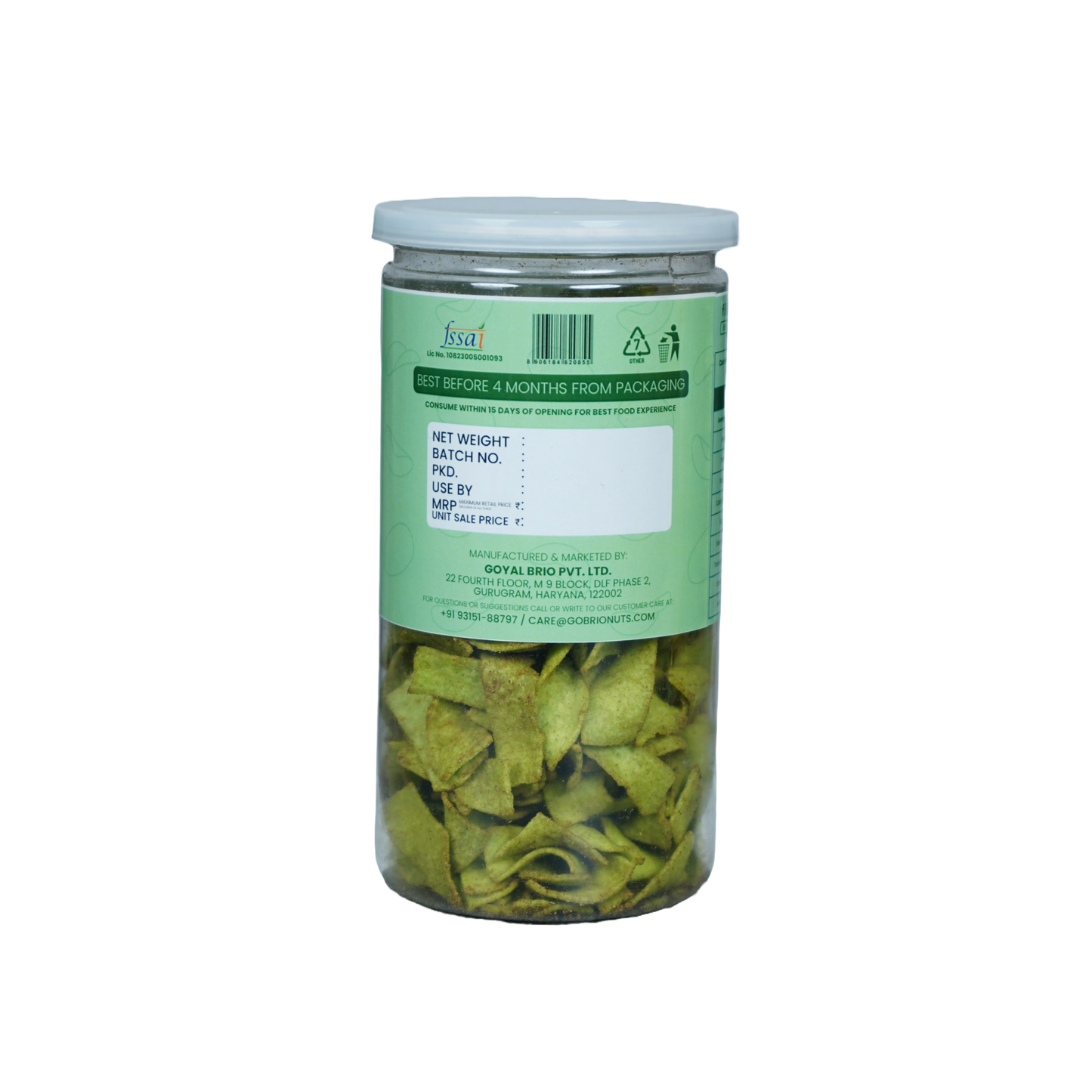 Soya Pudina Chips 150gm (Not Fried, No Palm Oil)