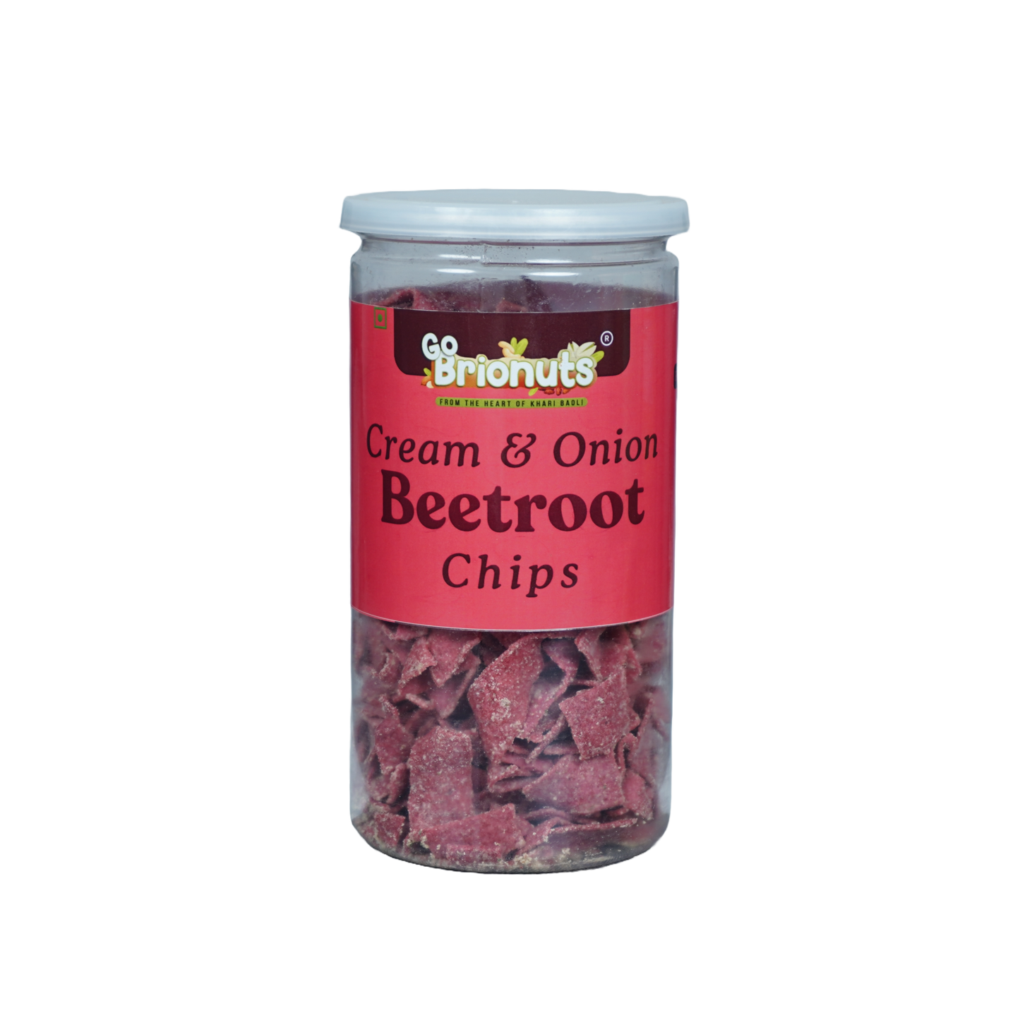 Beetroot Cream & Onion Chips 150gm (Not Fried, No Palm Oil)