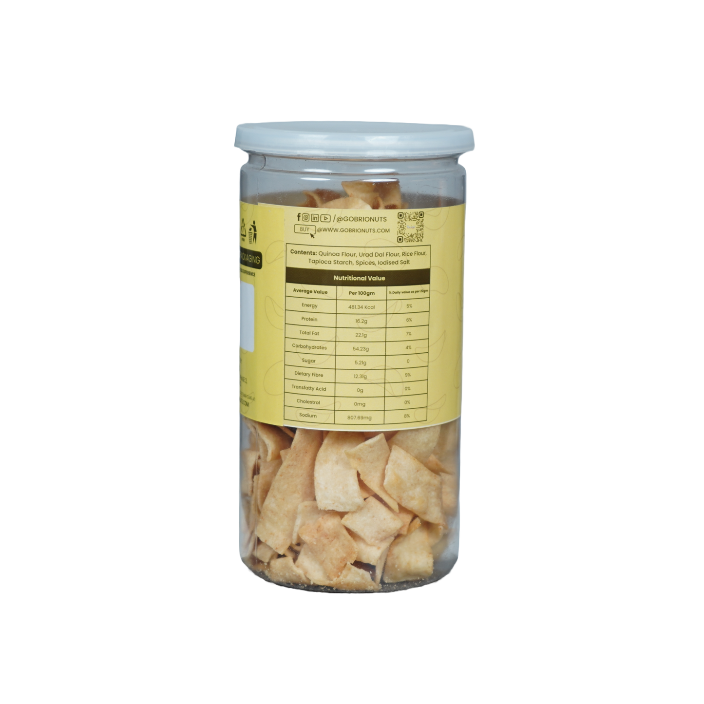 Quinoa Salted Chips 150gm (Not Fried, No Palm Oil)