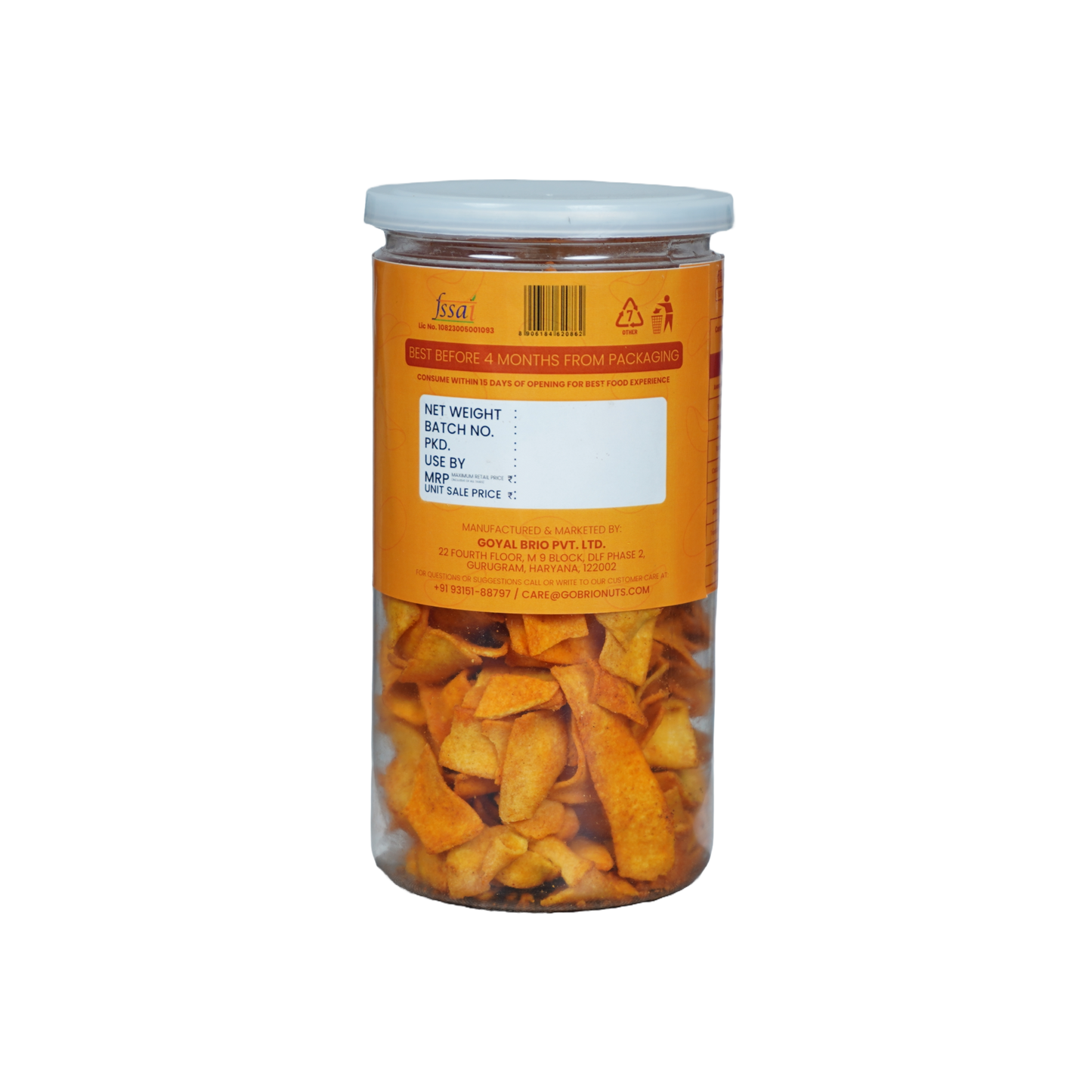 Soya Garlic Chips 150gm (Not Fried, No Palm Oil)