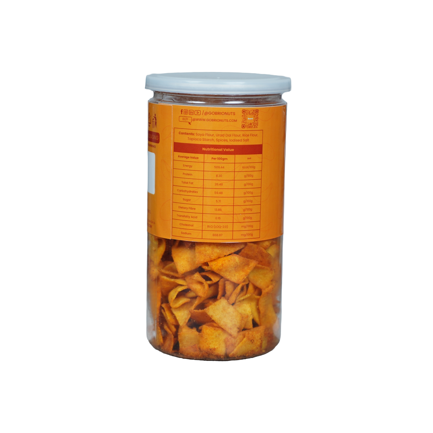 Soya Garlic Chips 150gm (Not Fried, No Palm Oil)