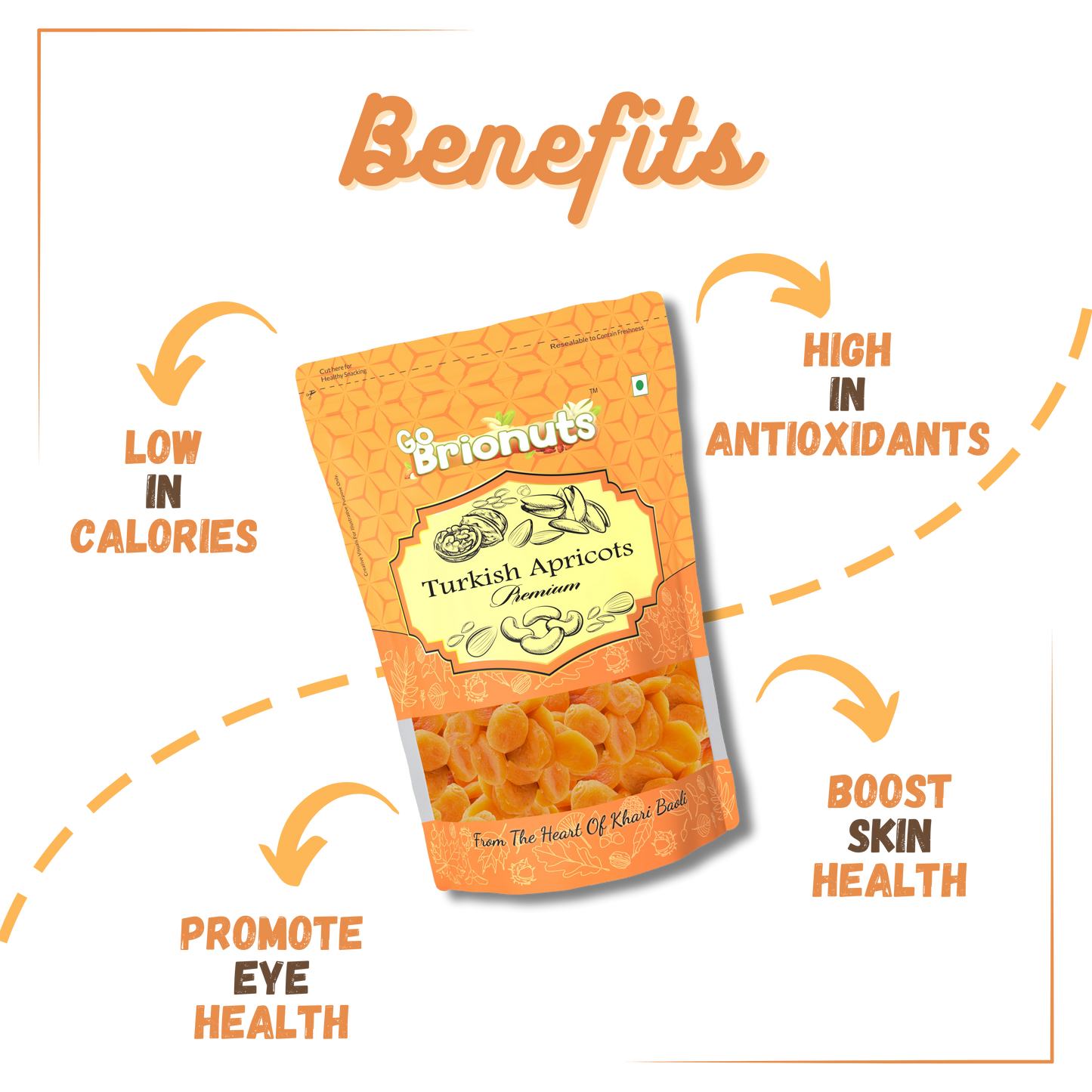 Turkish Apricots 250gms