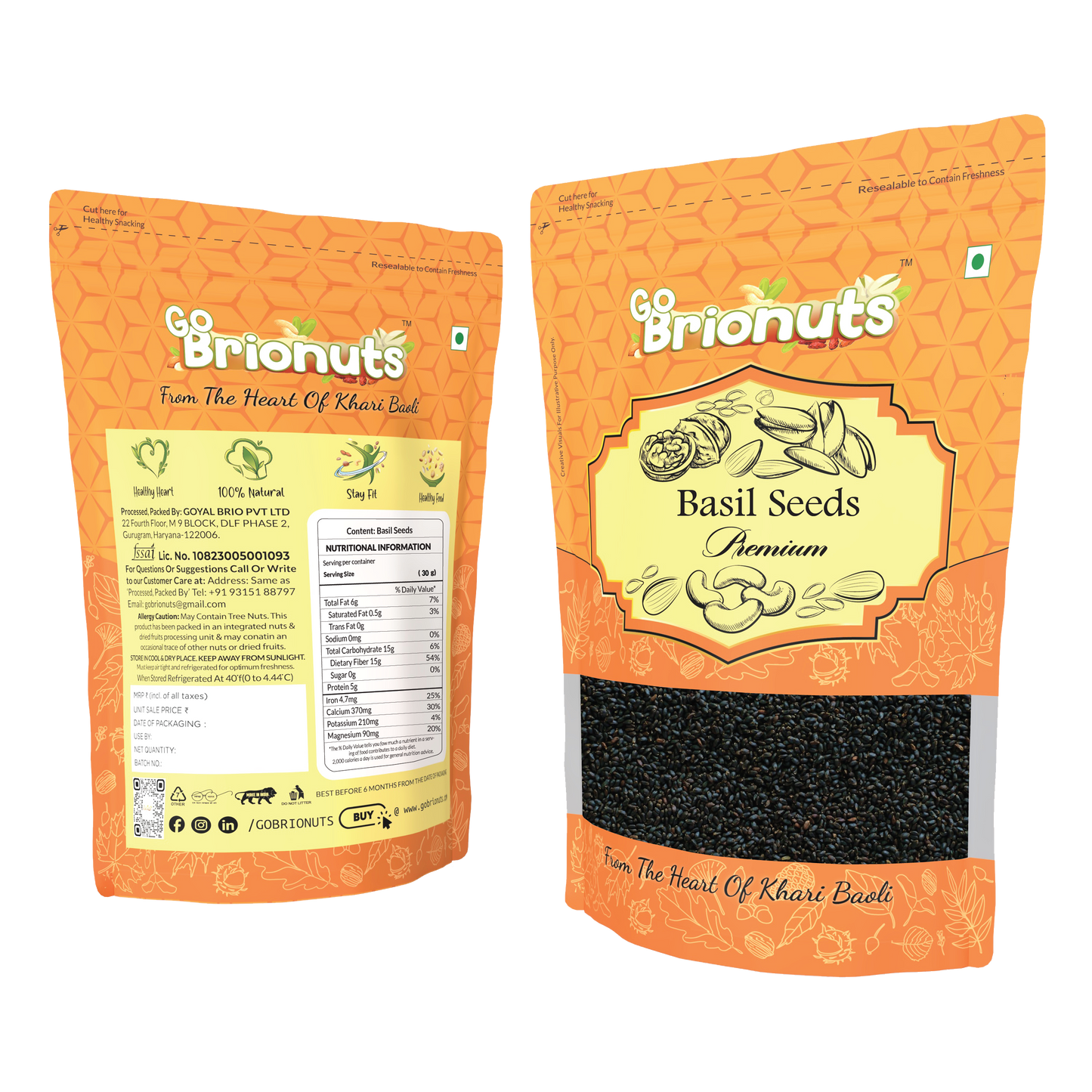 Basil Seeds 200gms
