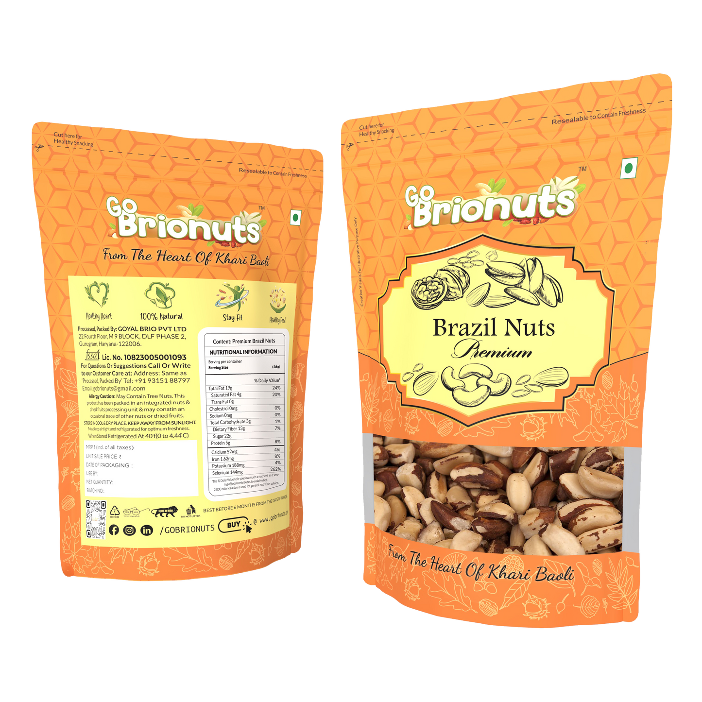 Exotic Combo ( Brazil Nuts 250gms + Pecan Nuts 250gms + Pine Nuts 250gms )