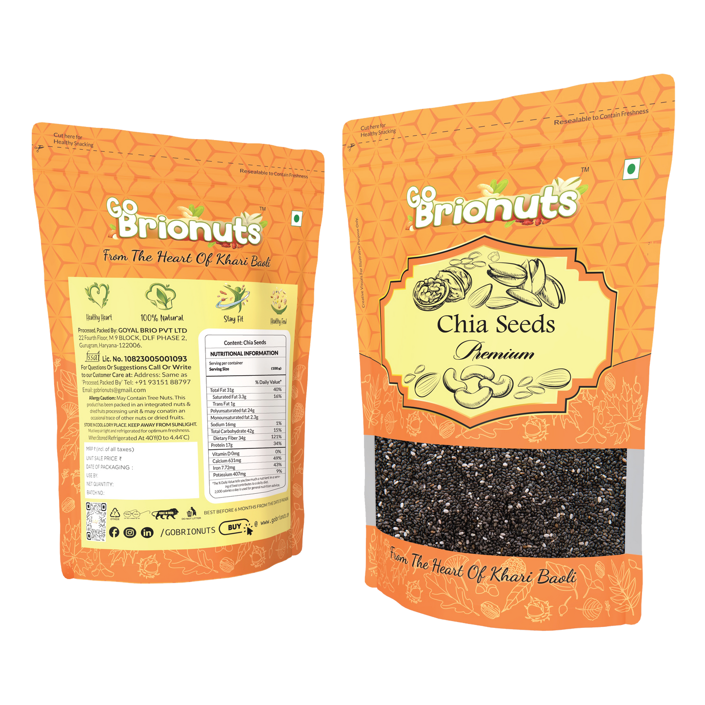 Chia Seeds 200gms