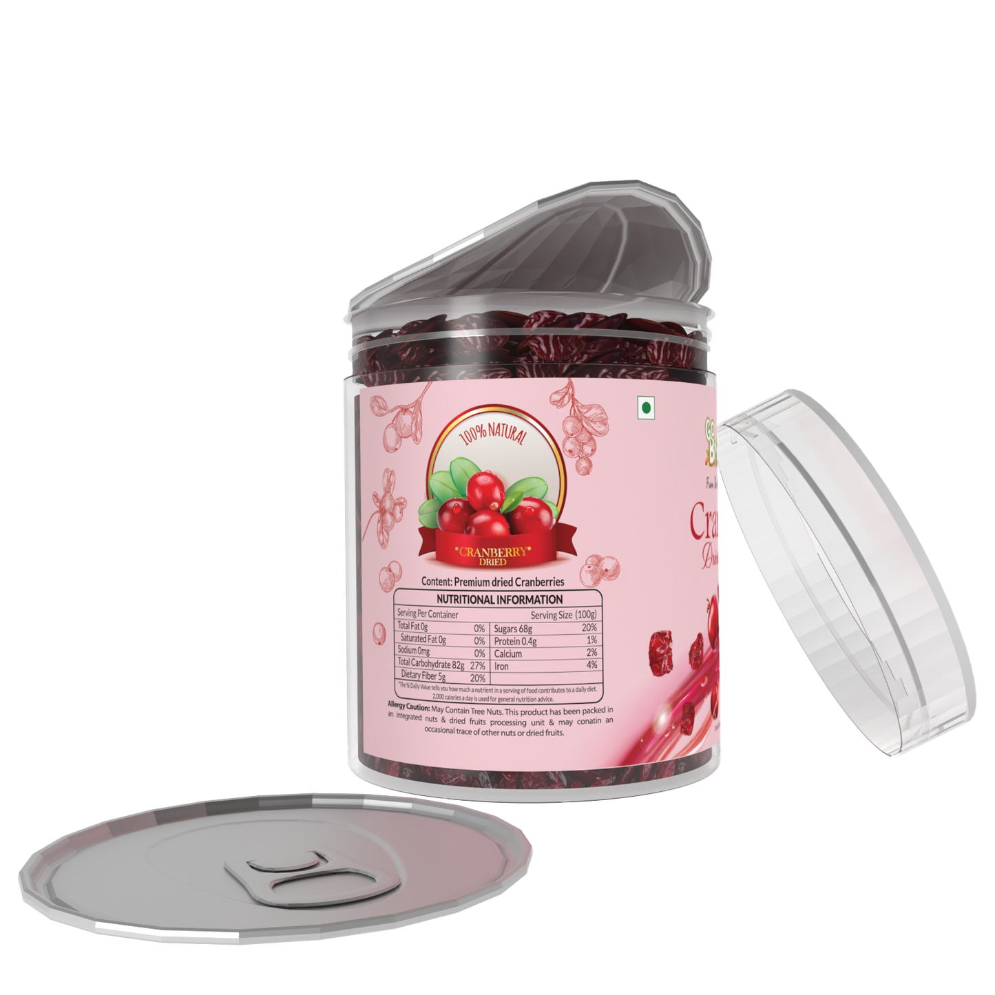 Dried Cranberry 250gms