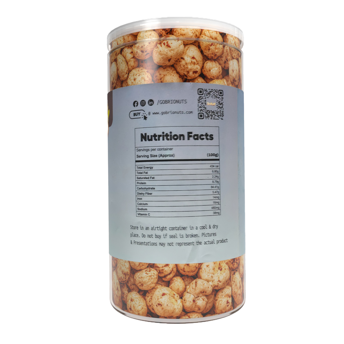 Khatta meetha flavoured foxnuts 80gms