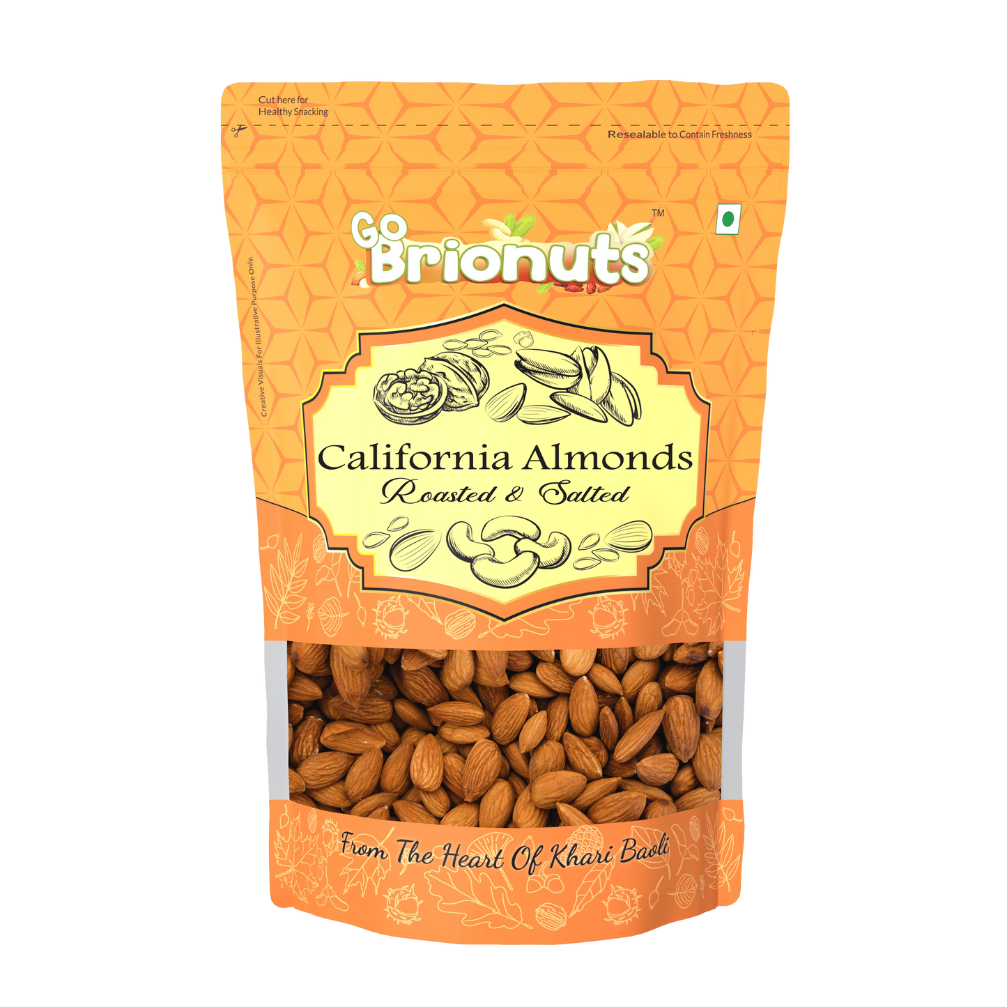 Roasted & Salted Almonds 250gms