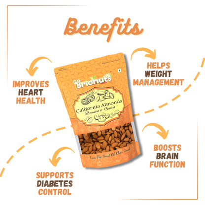 Roasted & Salted Almonds 250gms