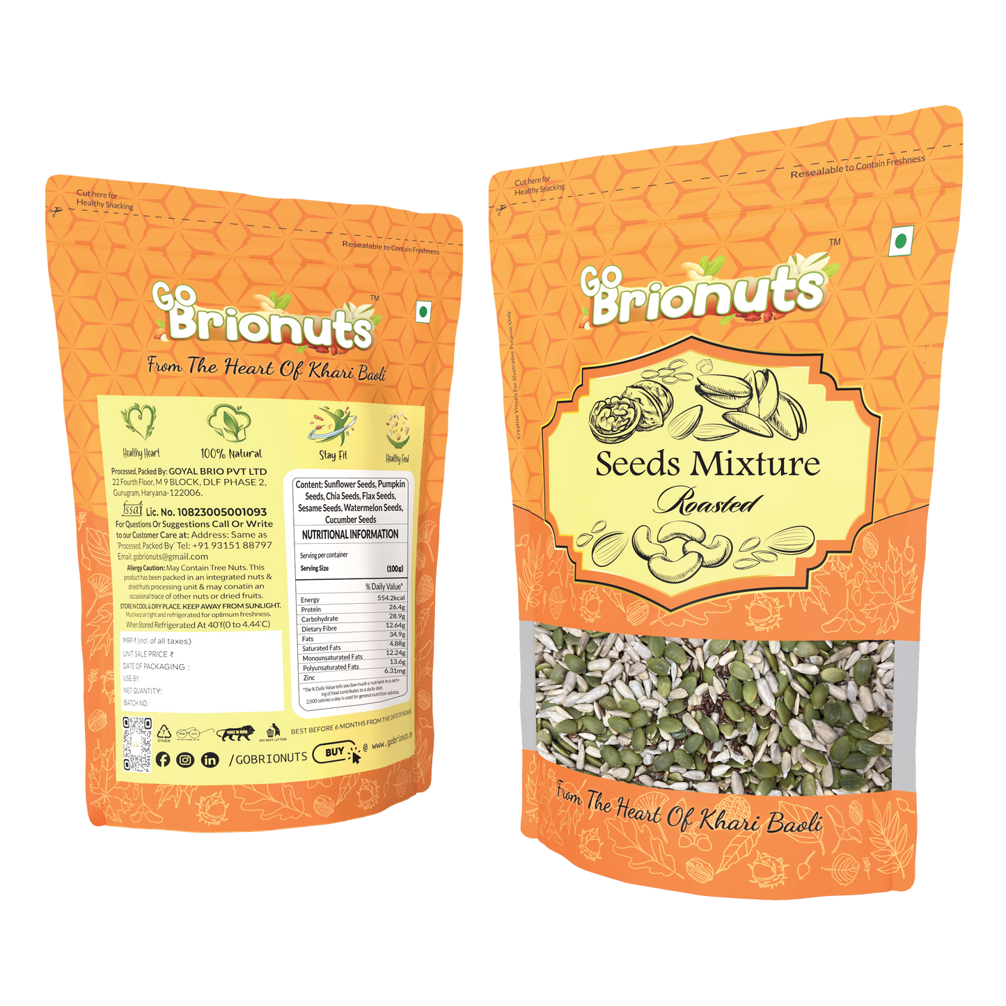 Seeds Mixture (Roasted) 250gms