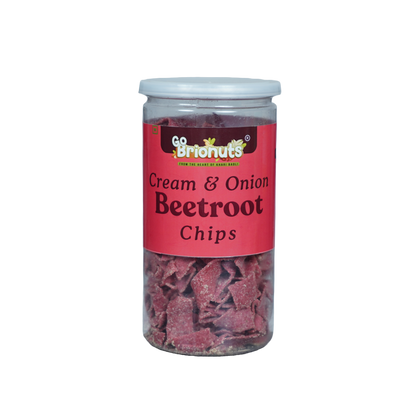 Beetroot Cream & Onion Chips 150gm (Not Fried, No Palm Oil)