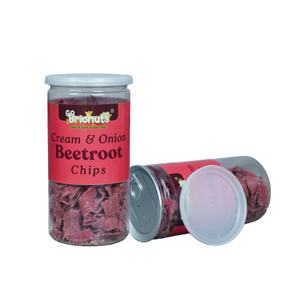 Beetroot Cream & Onion Chips 150gm (Not Fried, No Palm Oil)