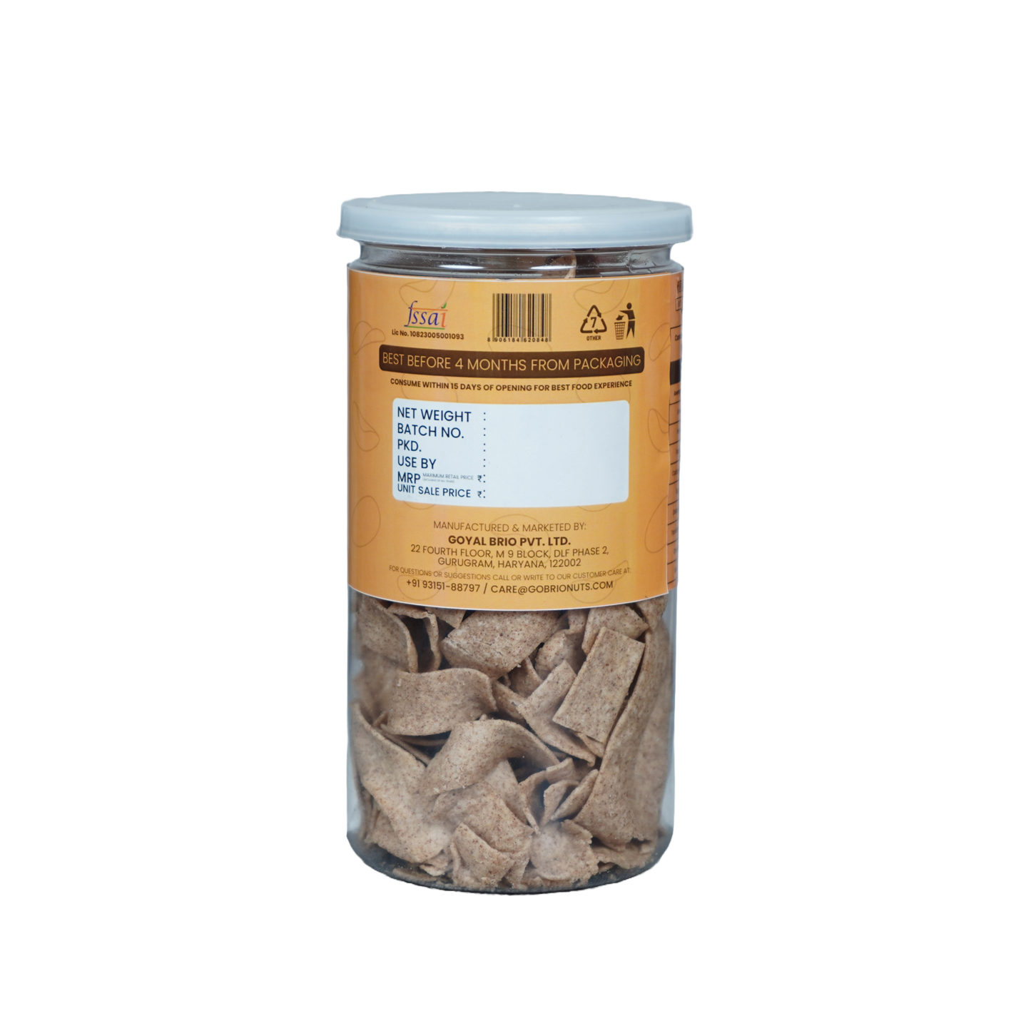 Ragi Salted Chips 150gm (Not Fried, No Palm Oil)