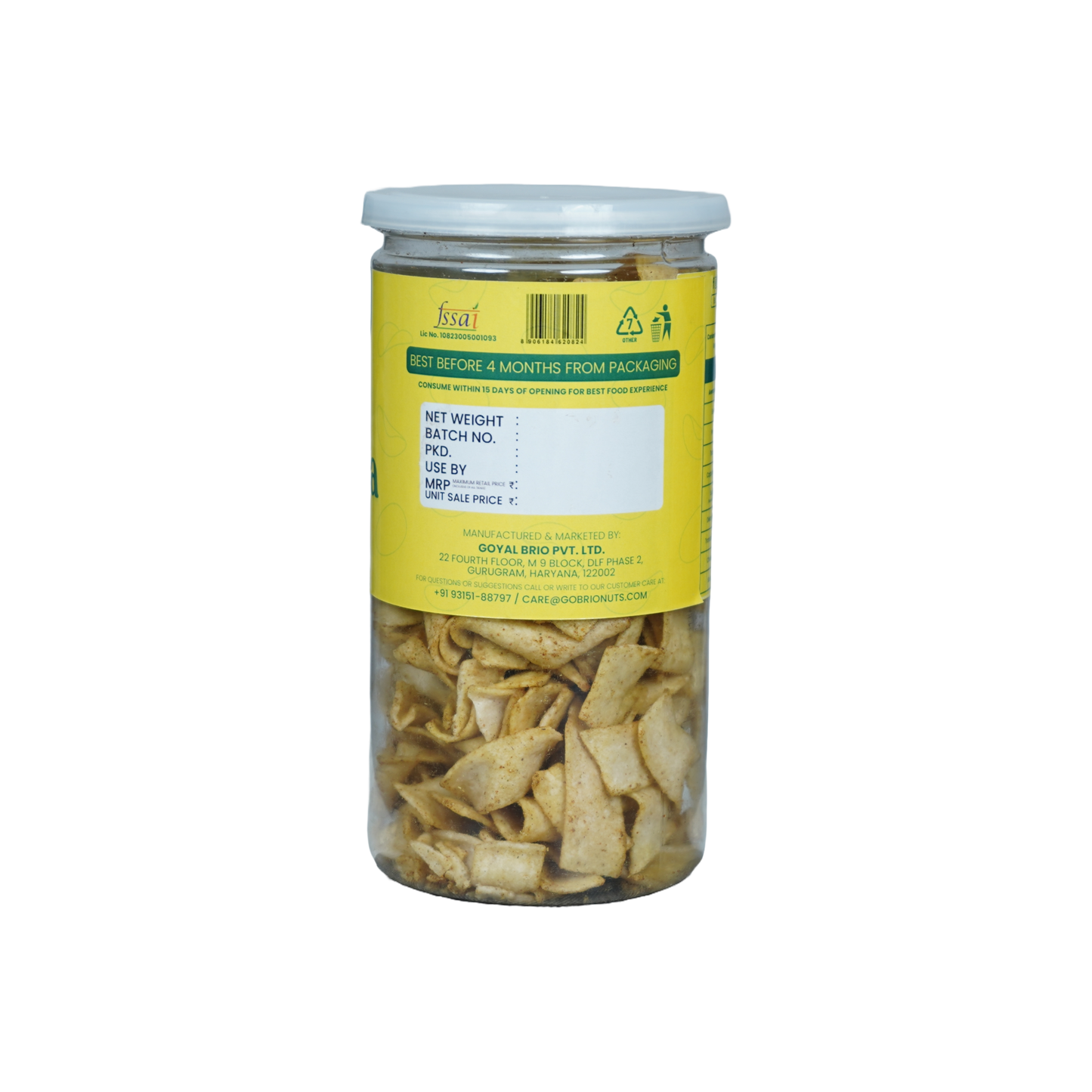 Makhana Pudina Chips 150gm (Not Fried, No Palm Oil)