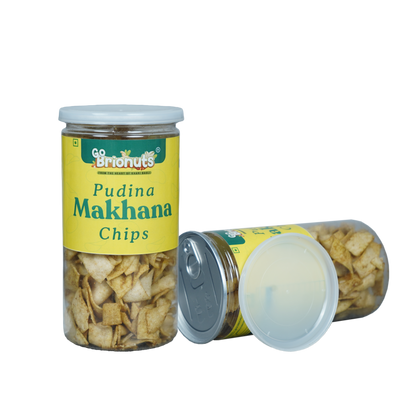 Makhana Pudina Chips 150gm (Not Fried, No Palm Oil)