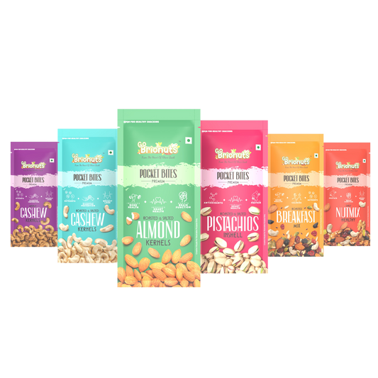 Pocket Bites, Mixed Bag, Pack of 6 (225gms)