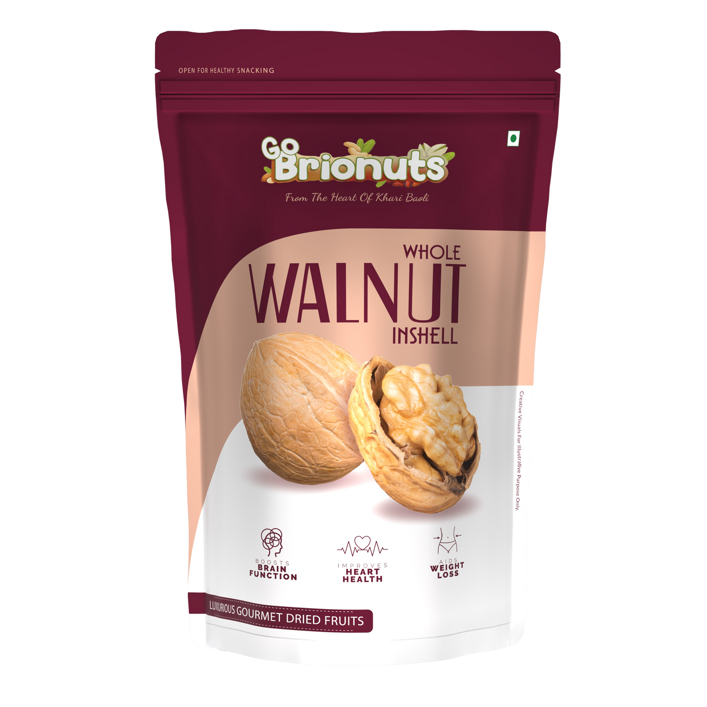 Walnuts in shell Chilean 500gms- Big size, Super Premium Quality